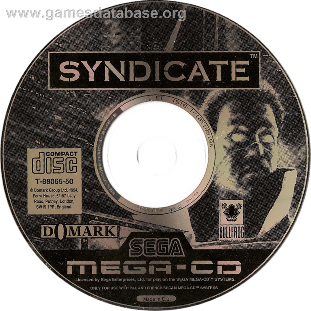 Syndicate - Sega CD - Artwork - Cartridge