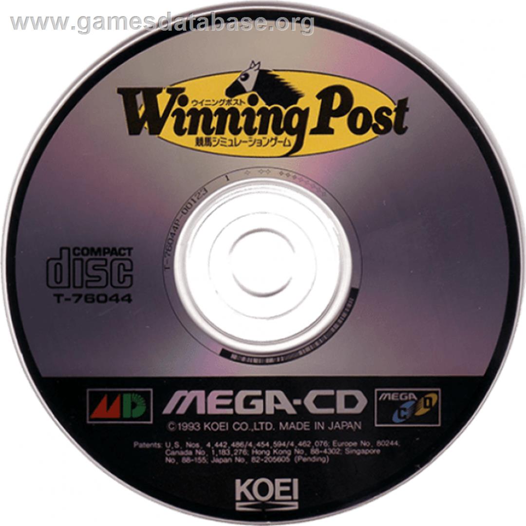 Winning Post - Sega CD - Artwork - Cartridge