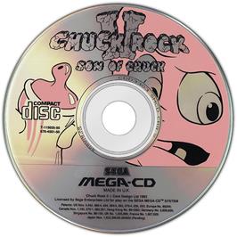 Artwork on the Disc for Chuck Rock 2: Son of Chuck on the Sega CD.