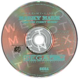 Artwork on the Disc for Make My Video: Marky Mark and the Funky Bunch on the Sega CD.