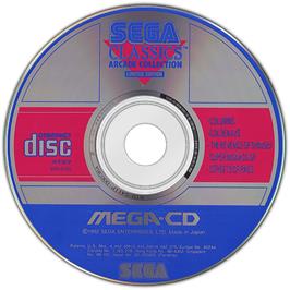 Artwork on the Disc for Sega Classics Arcade Collection (Limited Edition) on the Sega CD.