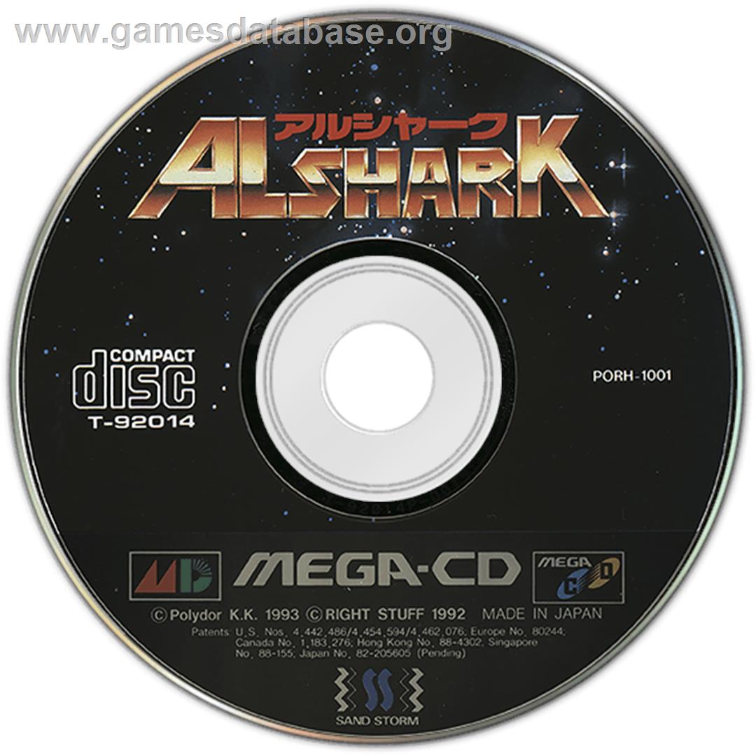 Alshark - Sega CD - Artwork - Disc