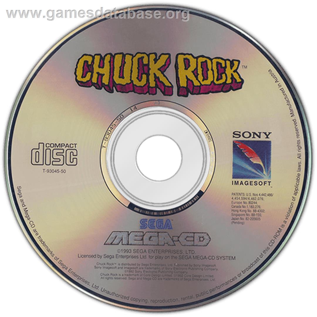 Chuck Rock - Sega CD - Artwork - Disc