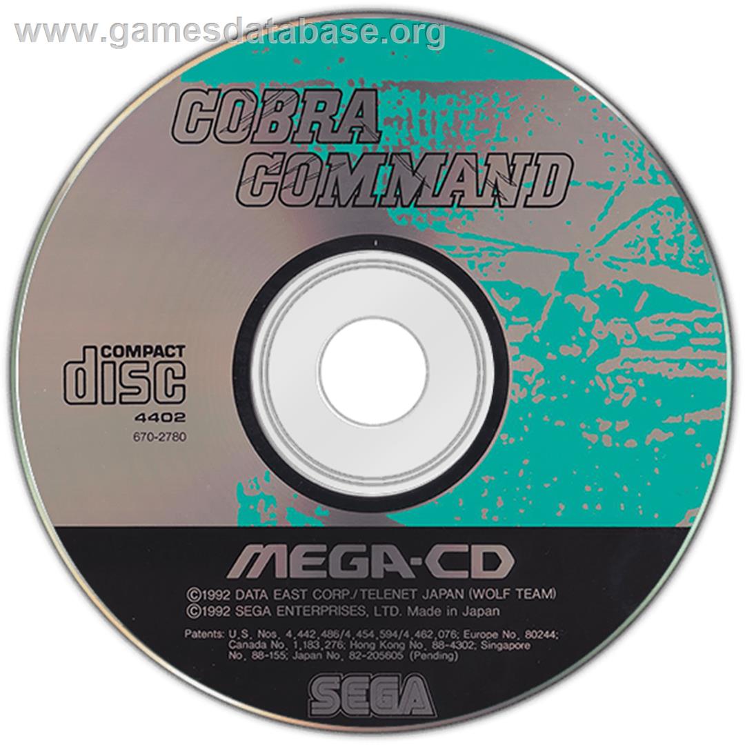 Cobra Command - Sega CD - Artwork - Disc