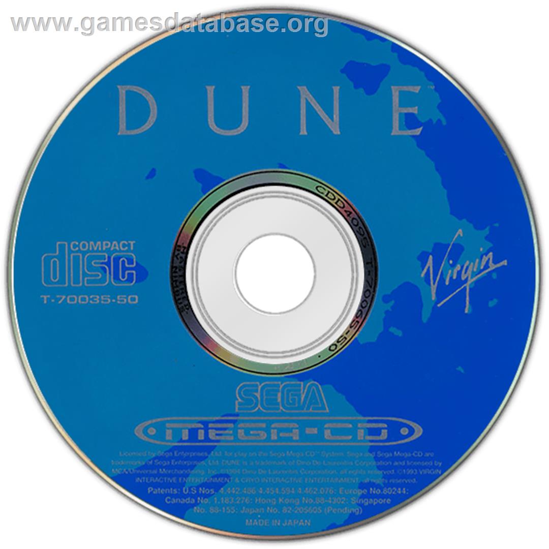Dune - Sega CD - Artwork - Disc