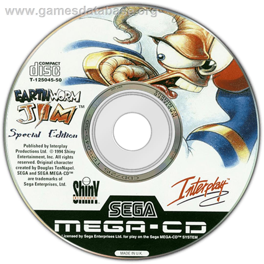 Earthworm Jim Special Edition - Sega CD - Artwork - Disc