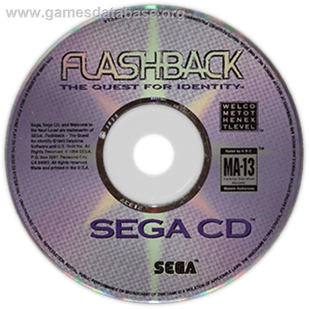 Flashback - Sega CD - Artwork - Disc
