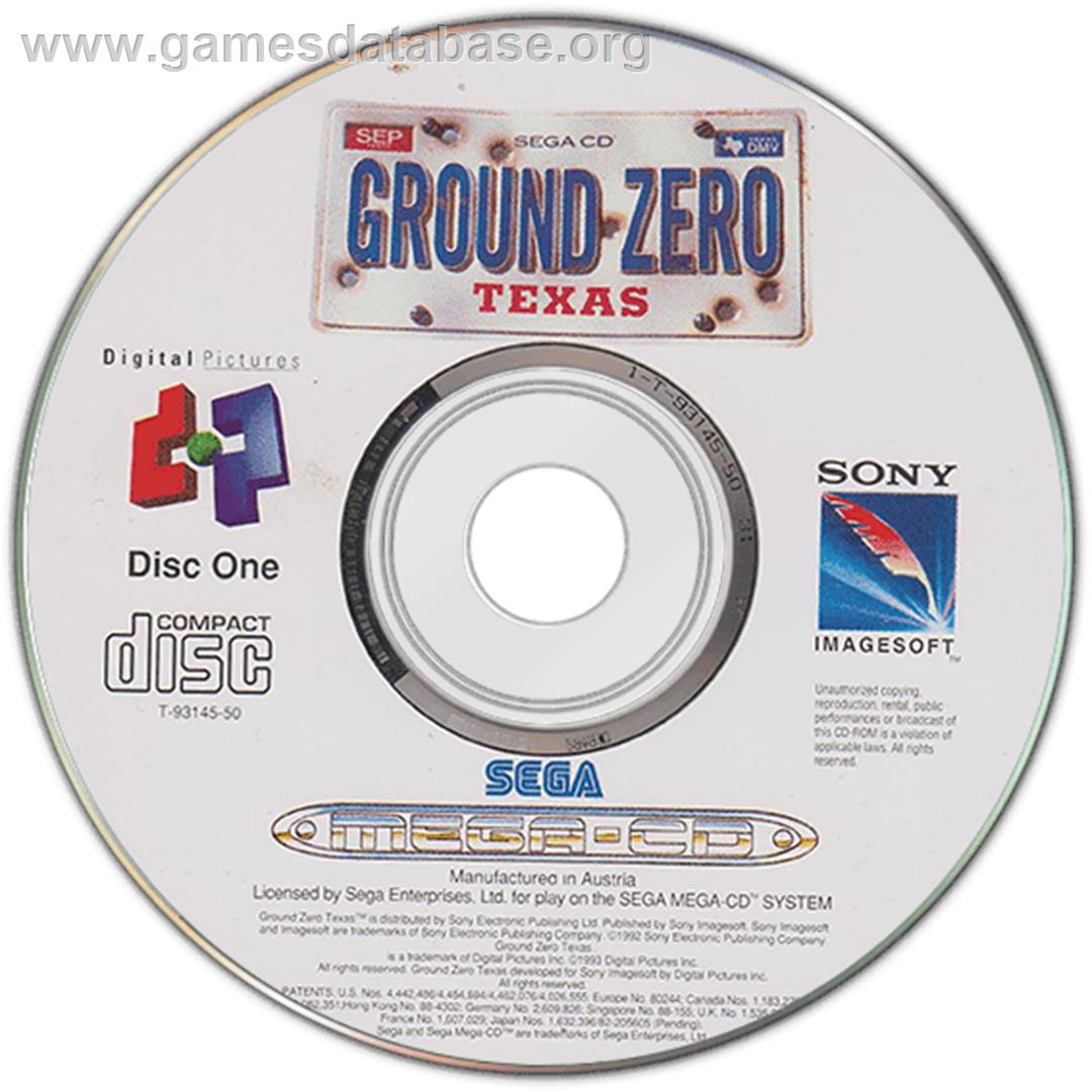 Ground Zero Texas - Sega CD - Artwork - Disc