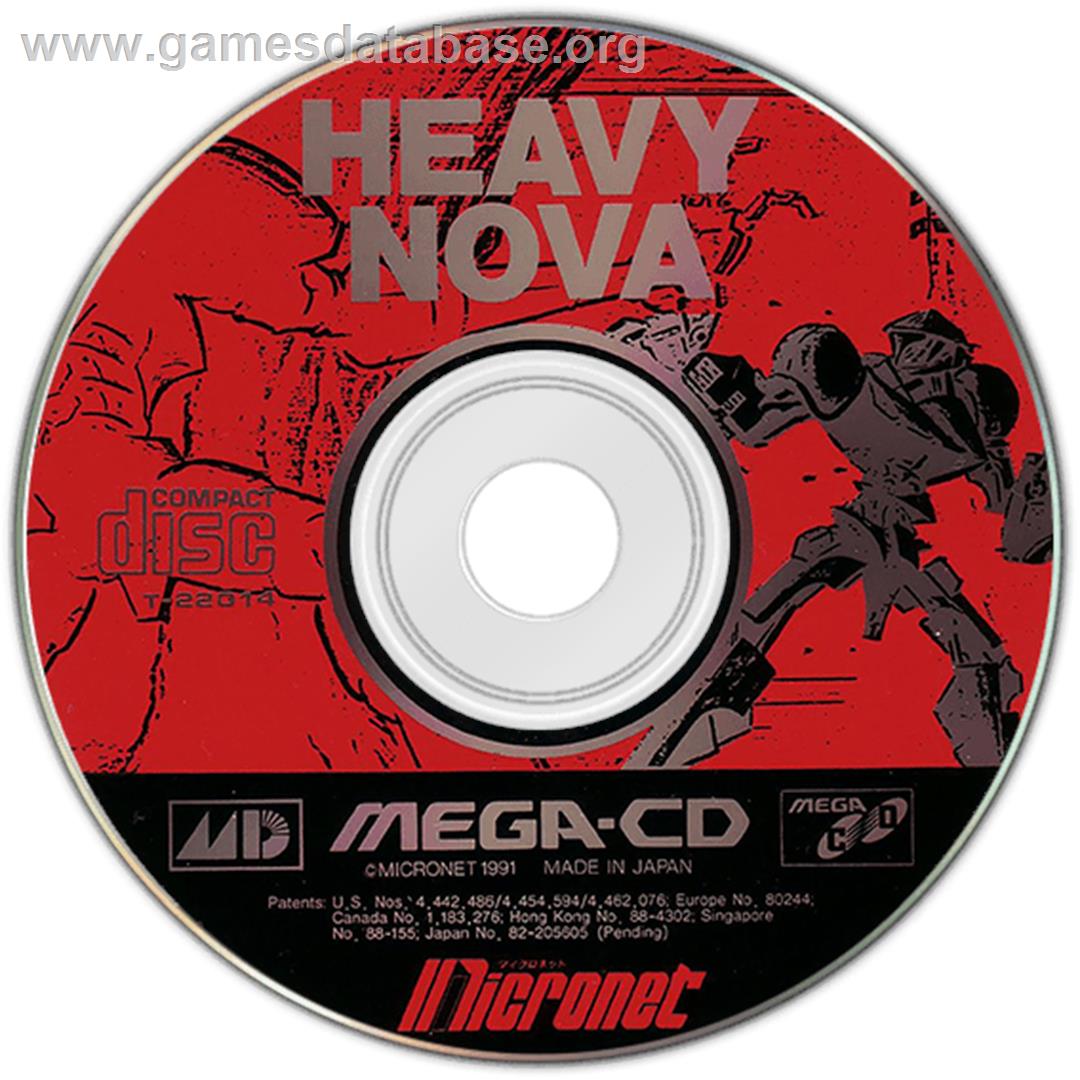 Heavy Nova - Sega CD - Artwork - Disc