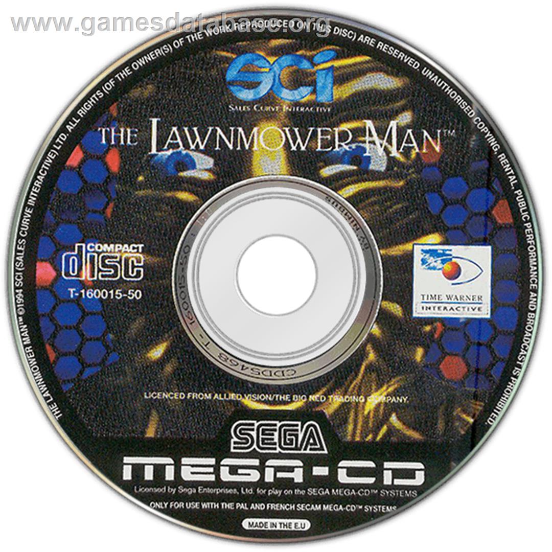 Lawnmower Man - Sega CD - Artwork - Disc