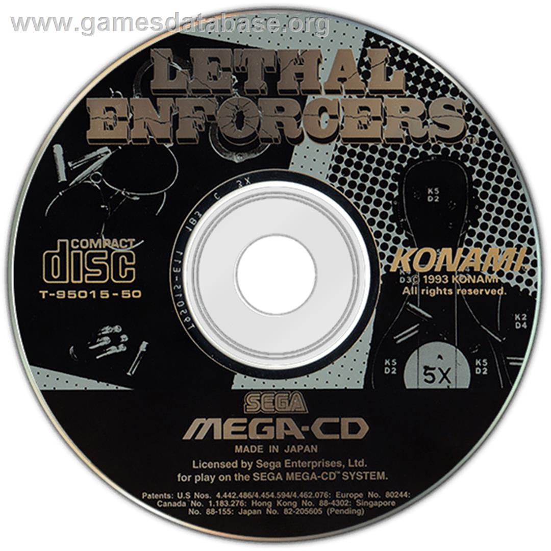 Lethal Enforcers - Sega CD - Artwork - Disc