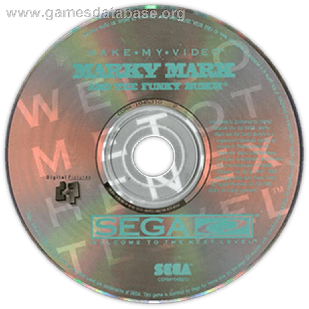 Make My Video: Marky Mark and the Funky Bunch - Sega CD - Artwork - Disc