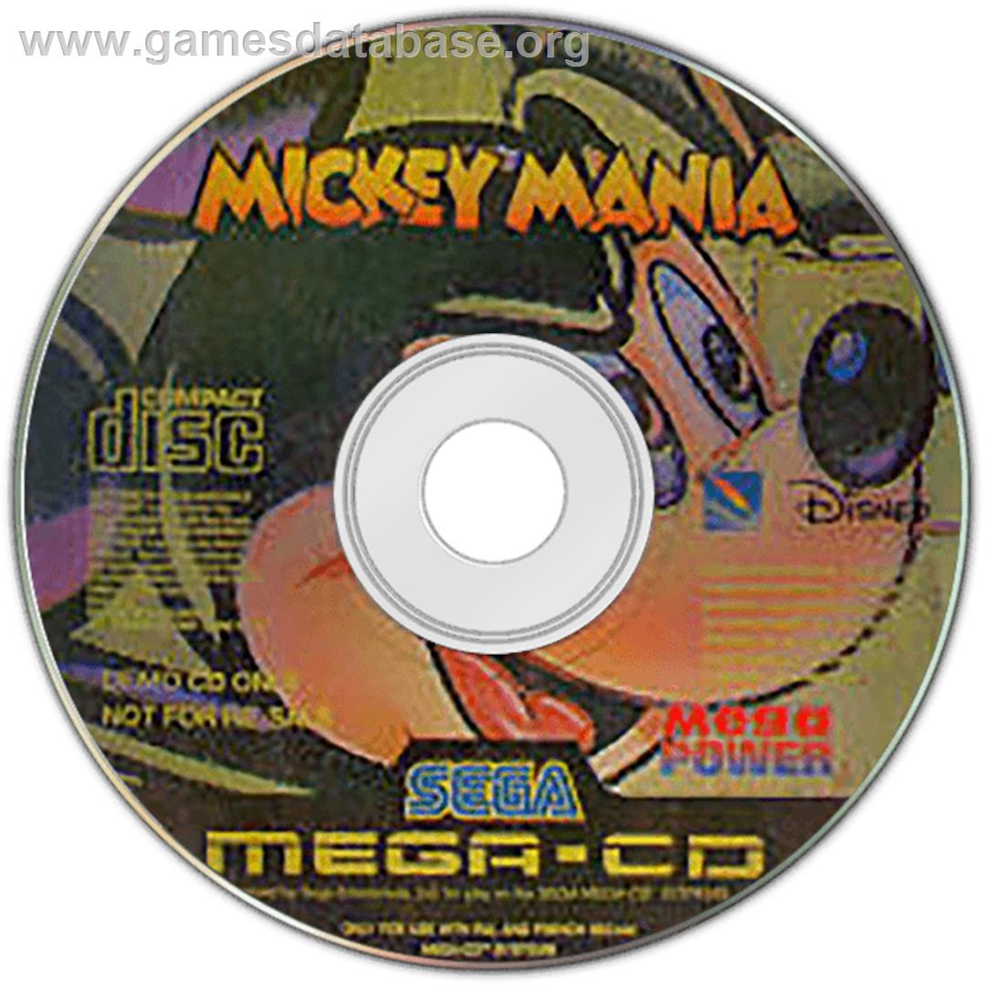 Mickey Mania - Sega CD - Artwork - Disc