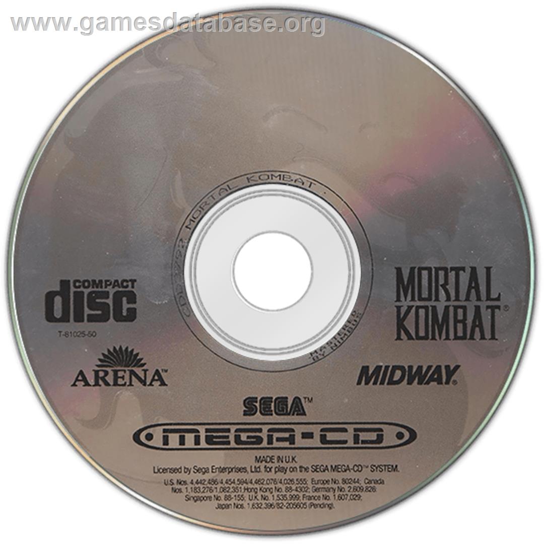 Mortal Kombat - Sega CD - Artwork - Disc