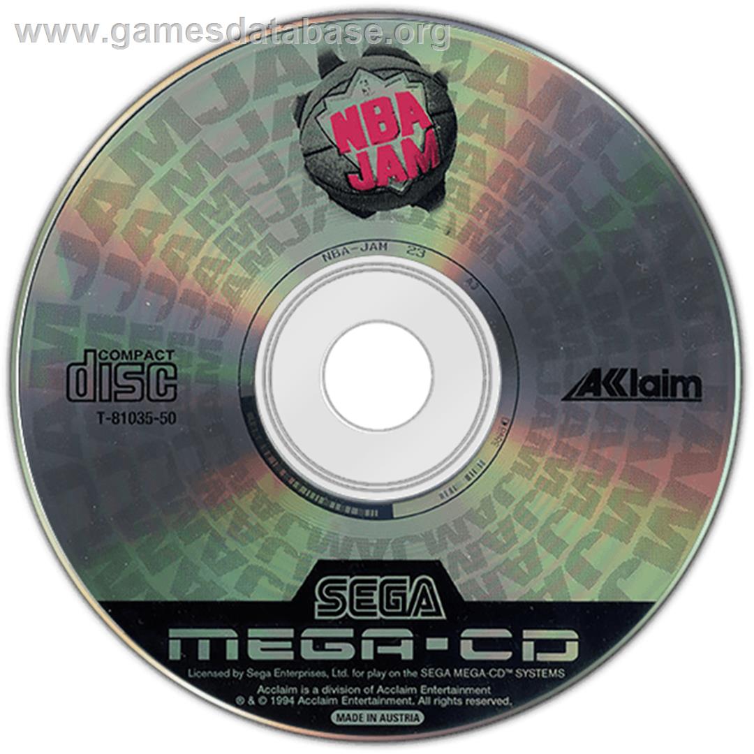 NBA Jam - Sega CD - Artwork - Disc