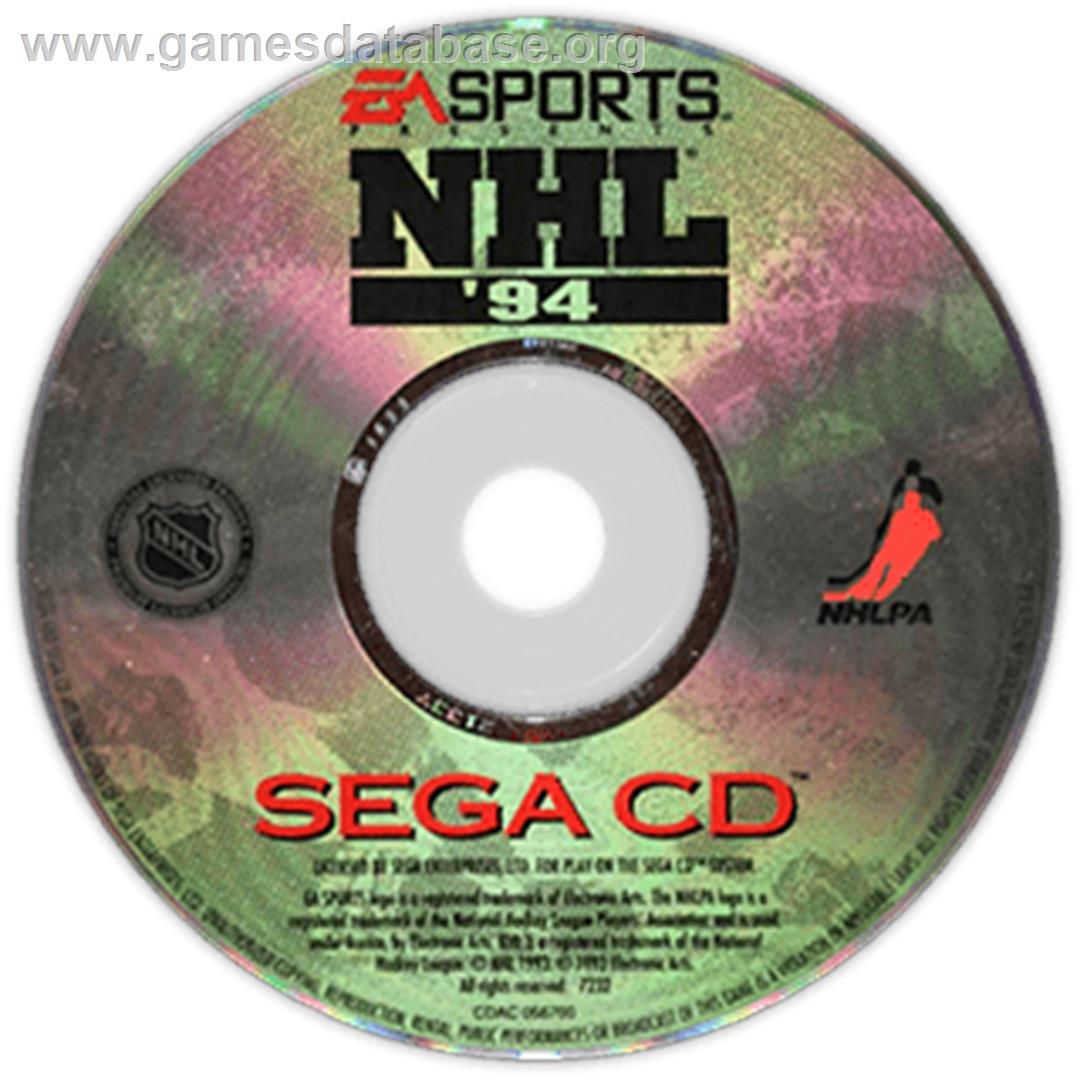 NHL '94 - Sega CD - Artwork - Disc