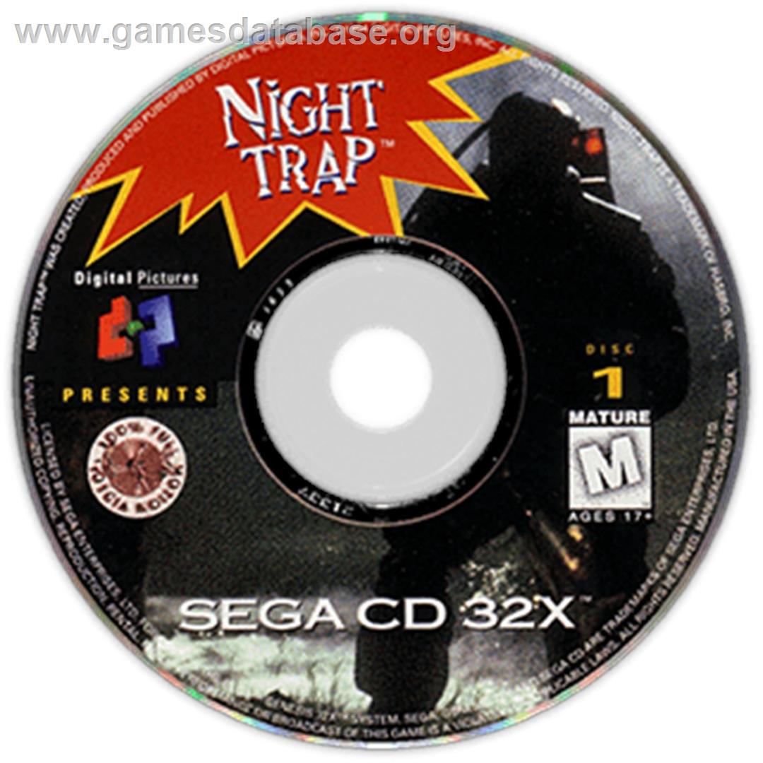 Night Trap - Sega CD - Artwork - Disc