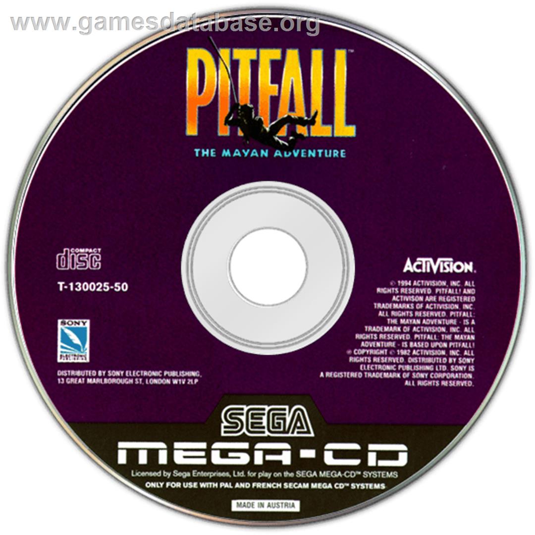 Pitfall: The Mayan Adventure - Sega CD - Artwork - Disc