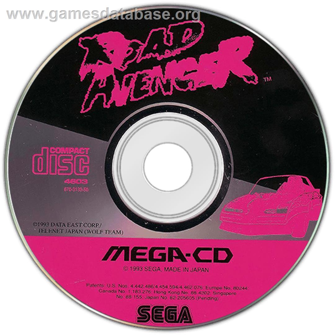 Road Avenger - Sega CD - Artwork - Disc
