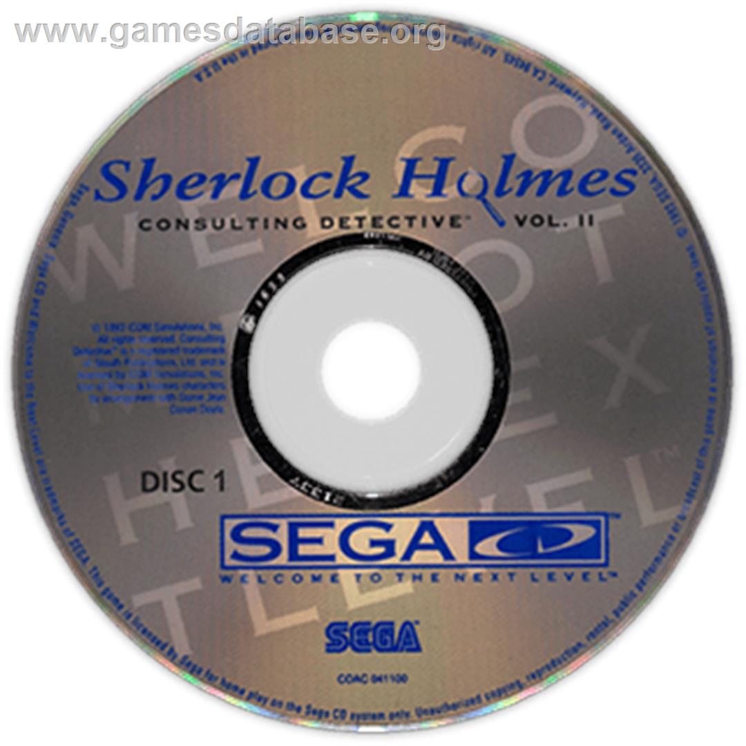 Sherlock Holmes Consulting Detective: Volume 2 - Sega CD - Artwork - Disc