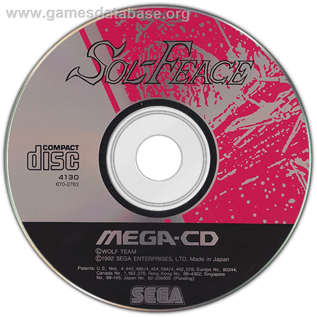 Sol-Feace - Sega CD - Artwork - Disc