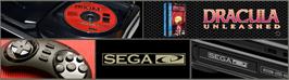 Arcade Cabinet Marquee for Dracula Unleashed.