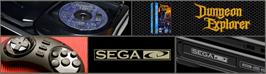 Arcade Cabinet Marquee for Dungeon Explorer.