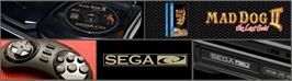 Arcade Cabinet Marquee for Mad Dog 2 - The Lost Gold.
