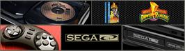 Arcade Cabinet Marquee for Mighty Morphin Power Rangers.