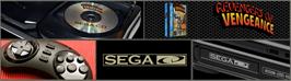 Arcade Cabinet Marquee for Revengers of Vengeance.