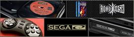 Arcade Cabinet Marquee for Road Rash.