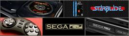 Arcade Cabinet Marquee for Starblade.