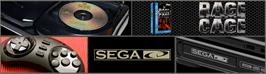 Arcade Cabinet Marquee for WWF Rage in the Cage.