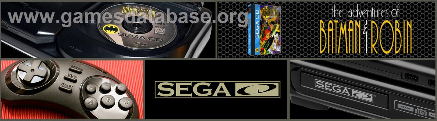 Adventures of Batman & Robin - Sega CD - Artwork - Marquee