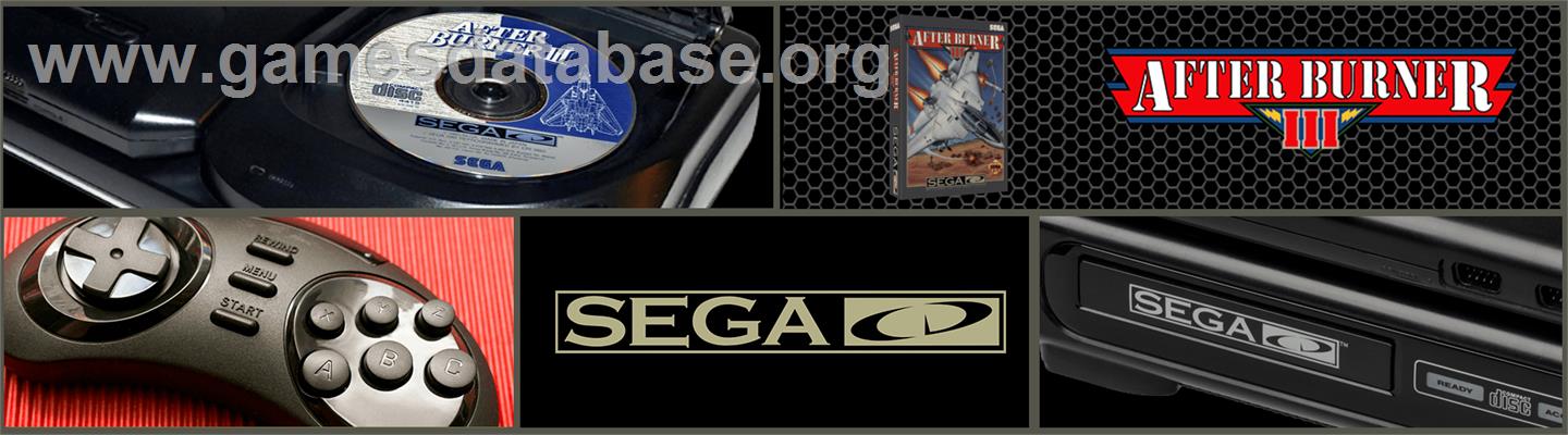 After Burner 3 - Sega CD - Artwork - Marquee