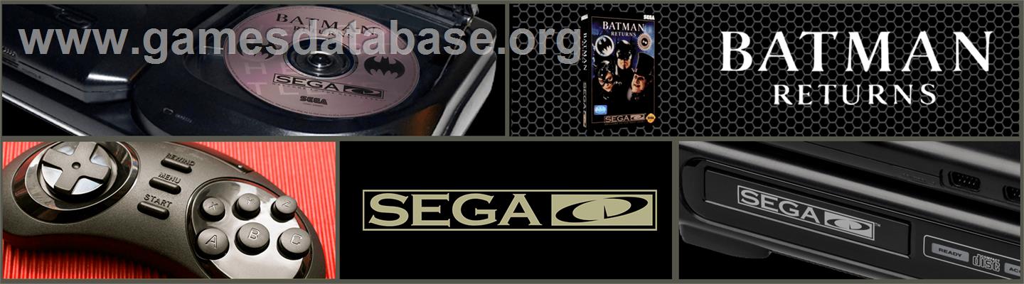 Batman Returns - Sega CD - Artwork - Marquee