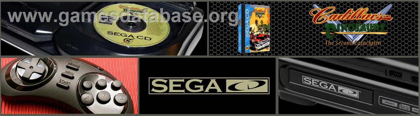 Cadillacs and Dinosaurs: The Second Cataclysm - Sega CD - Artwork - Marquee