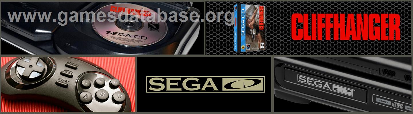 Cliffhanger - Sega CD - Artwork - Marquee