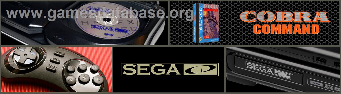 Cobra Command - Sega CD - Artwork - Marquee