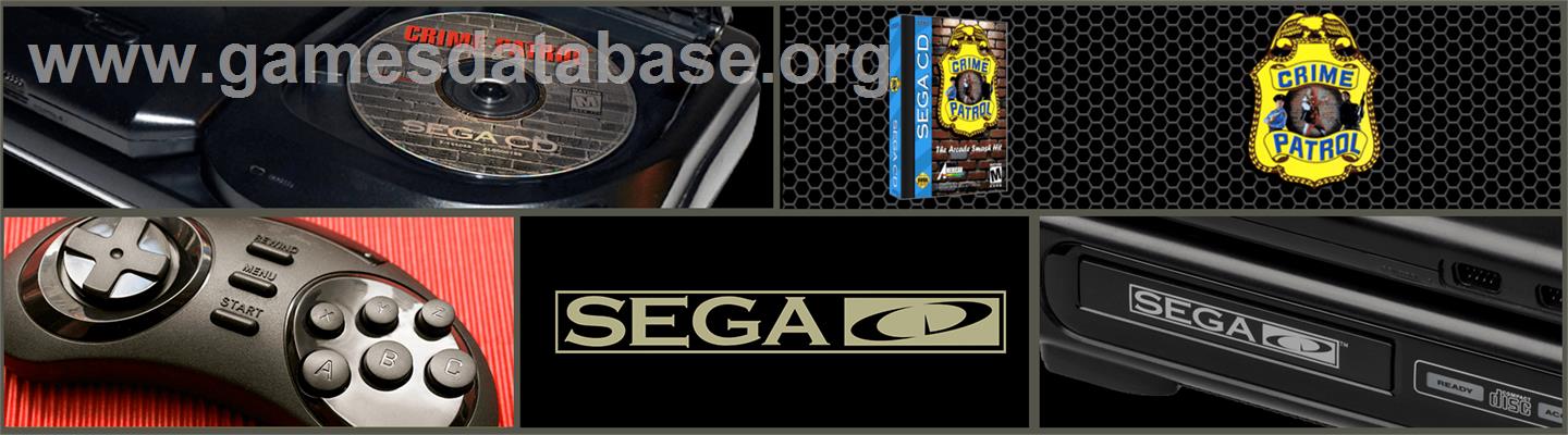 Crime Patrol - Sega CD - Artwork - Marquee