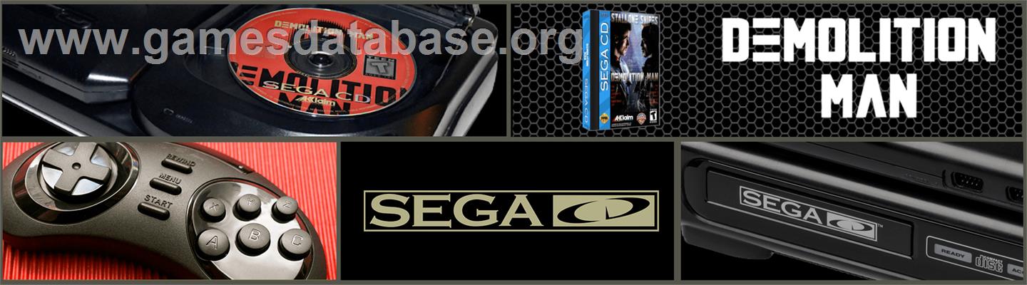 Demolition Man - Sega CD - Artwork - Marquee
