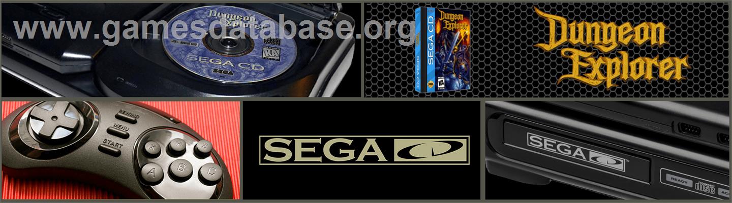 Dungeon Explorer - Sega CD - Artwork - Marquee