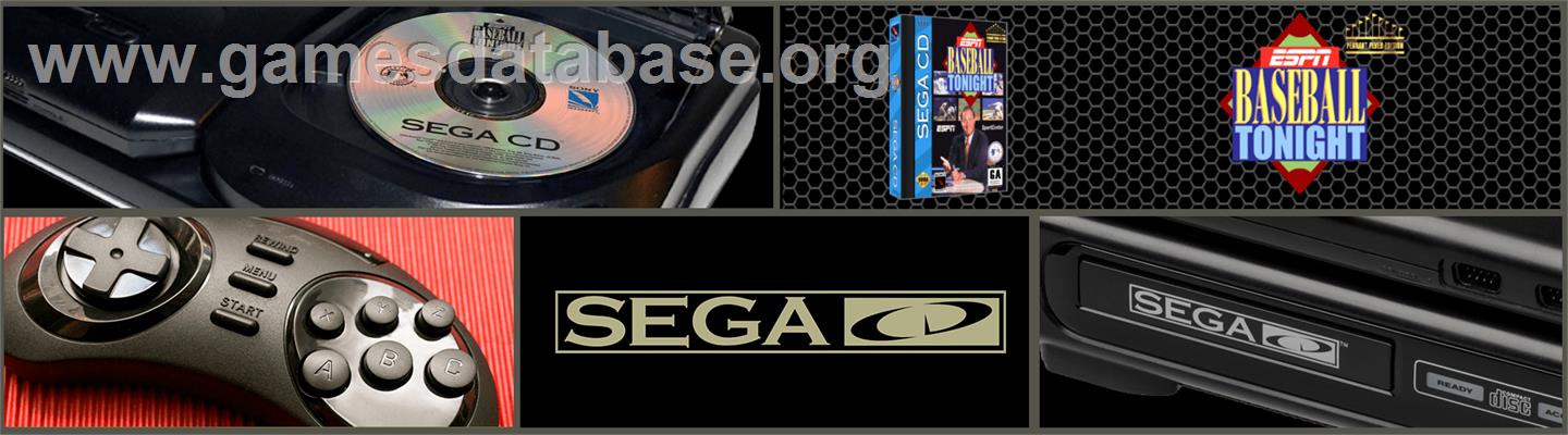 Espn Baseball Tonight - Sega CD - Artwork - Marquee