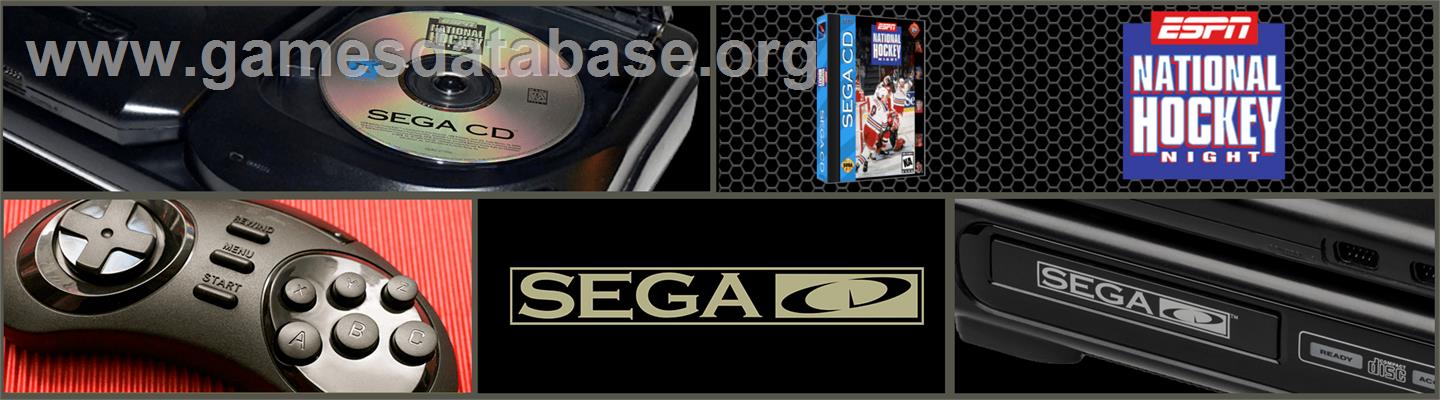 Espn National Hockey Night - Sega CD - Artwork - Marquee
