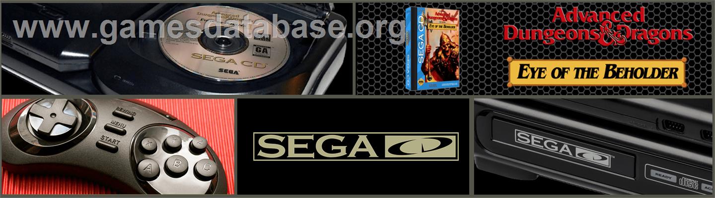Eye of the Beholder - Sega CD - Artwork - Marquee