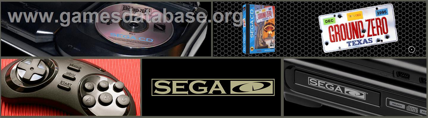 Ground Zero Texas - Sega CD - Artwork - Marquee