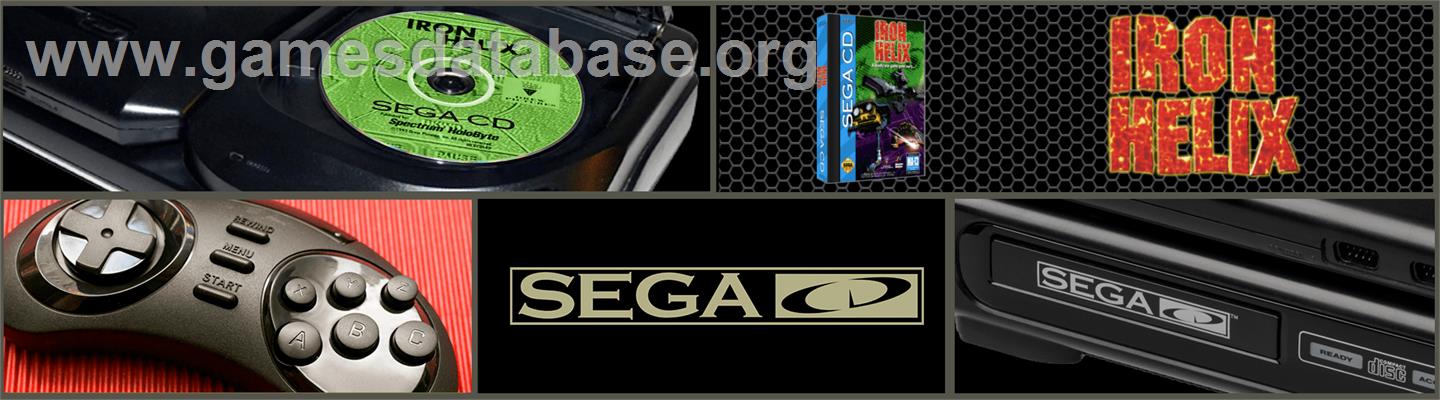 Iron Helix - Sega CD - Artwork - Marquee