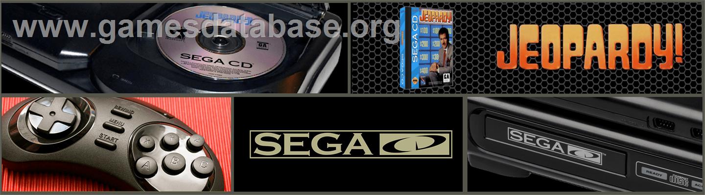 Jeopardy - Sega CD - Artwork - Marquee