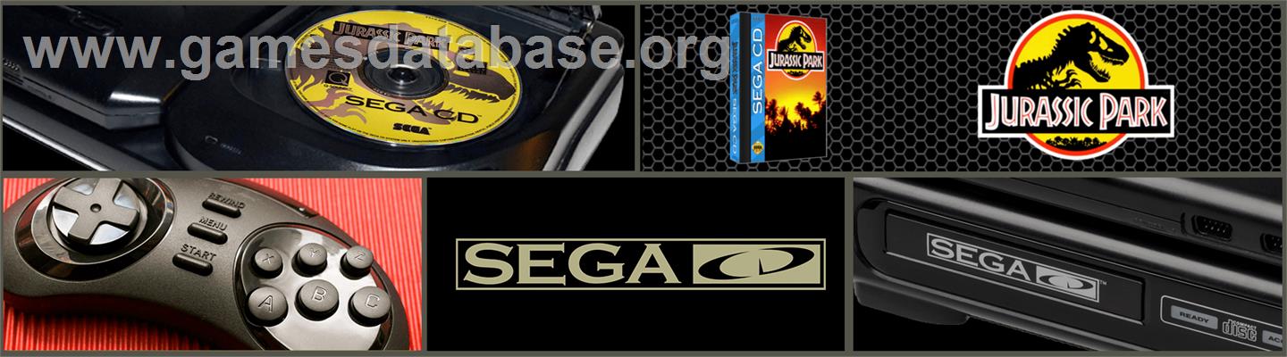 Jurassic Park - Sega CD - Artwork - Marquee