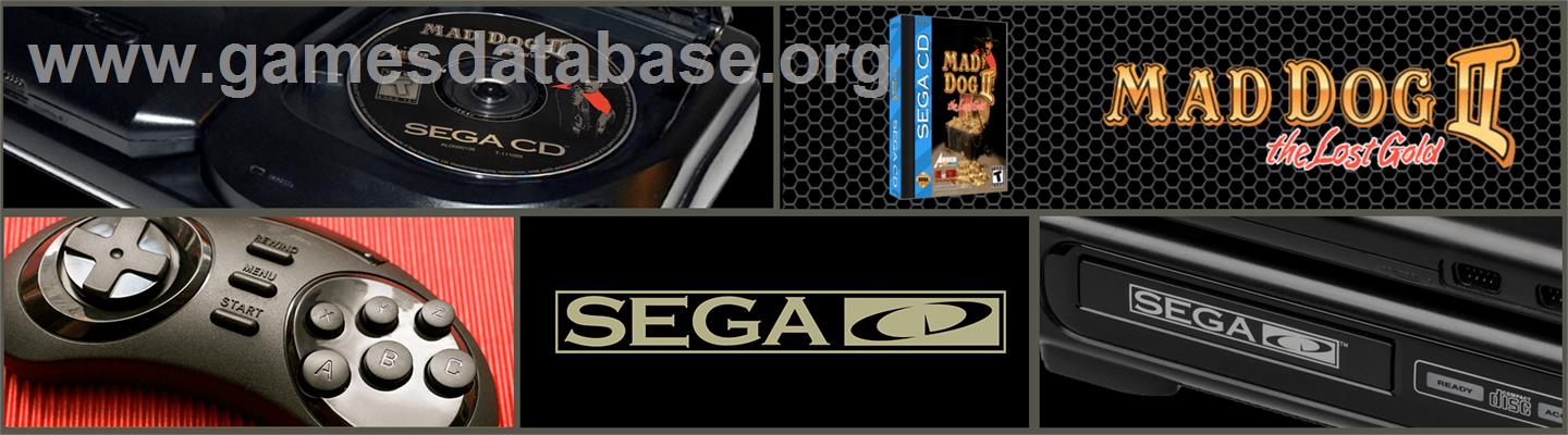 Mad Dog 2 - The Lost Gold - Sega CD - Artwork - Marquee